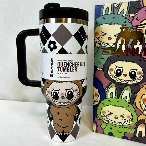 New Stanley Labubu 40 Ounce Quencher H2O Tumbler - Picture 2 of 10